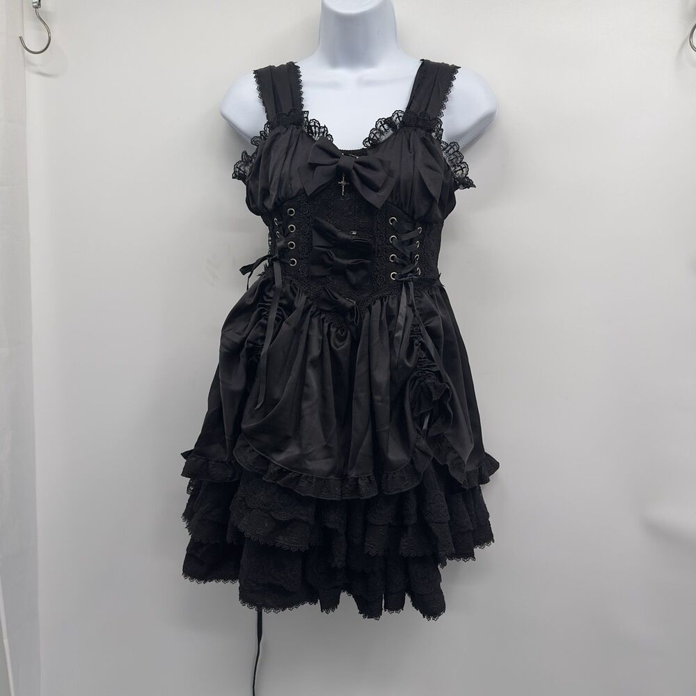 Japanese Women Lolita Style Princess gorgeous Suspender jsk Dress Xs
